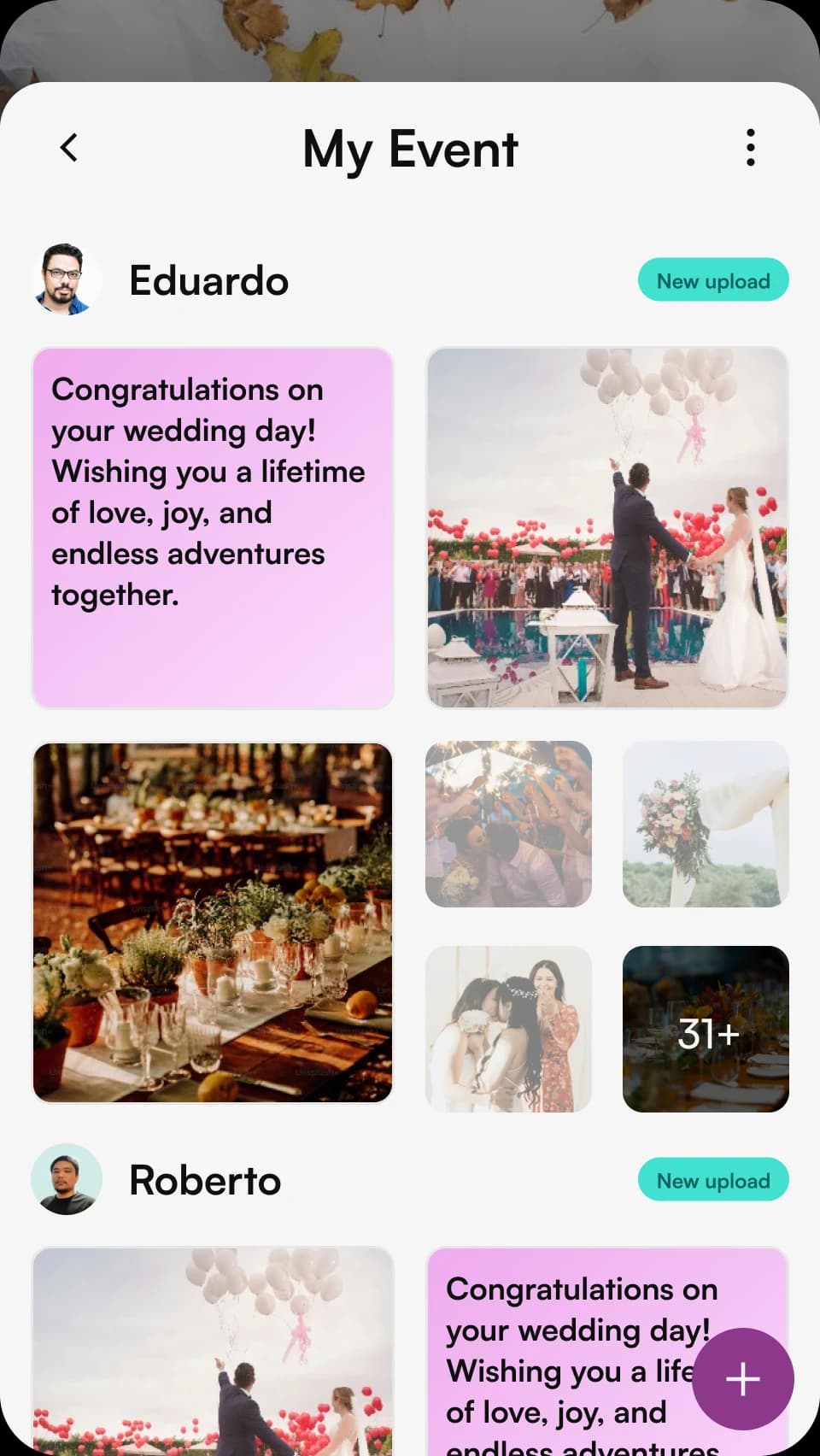 create an event